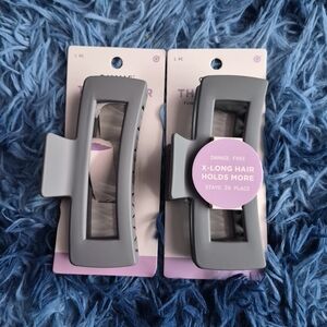 Gray Hair Claw Clips
